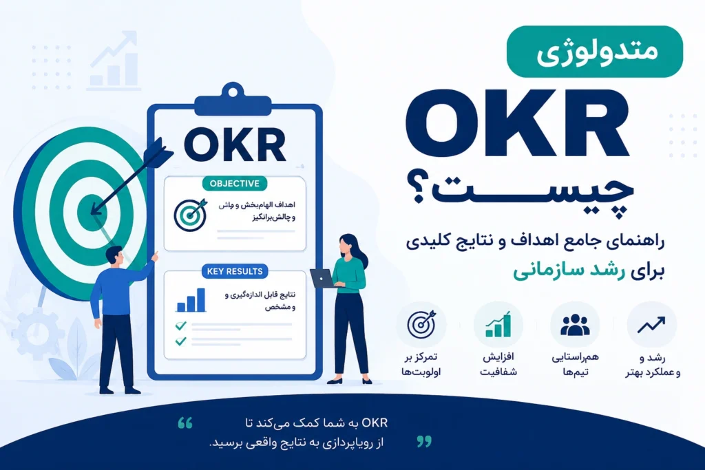 متدولوژی OKR چیست؟ راهنمای جامع اهداف و نتایج کلیدی برای رشد سازمانی